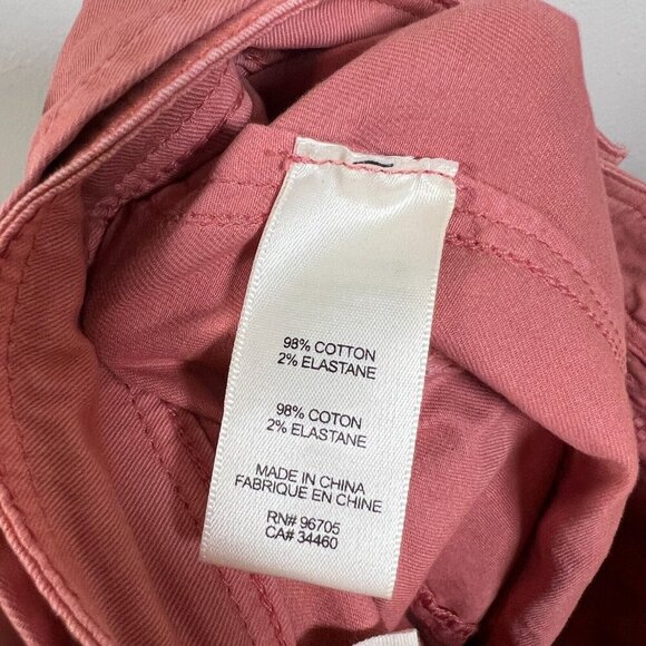Rebecca Taylor La Vie Patrice High Waist Pants Size 26 Pink Belted Work Office - Picture 10 of 11